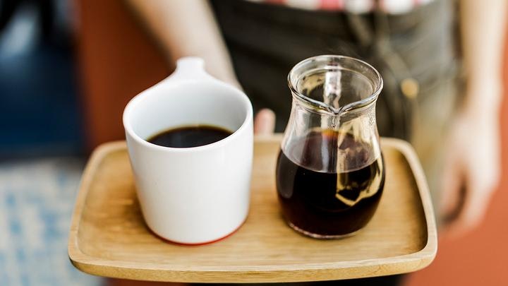image of coffees on tray